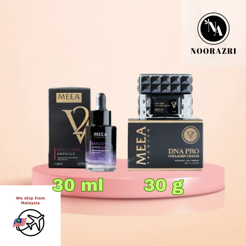 MEEA -Big size EXP.2028 DNA Pro Collagen Cream 30g + V2 BAKUCHIOL AMPOULE 30ml