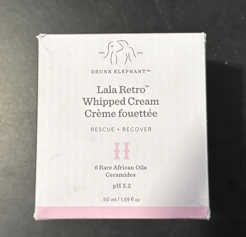 Drunk Elephant Lala Retro Whipped Cream - Rescue + Recover 1.69oz./50ml | | NIB gallery