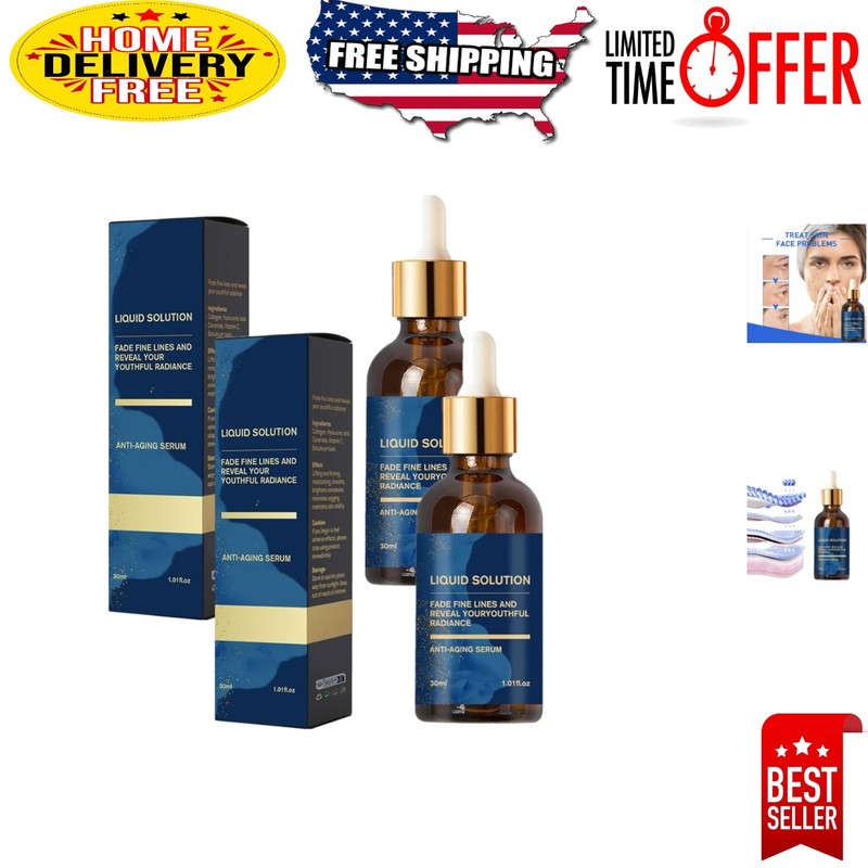 Olavita Anti-Aging Face Serum – 2PC Collagen & Retinol for Youthful Skin