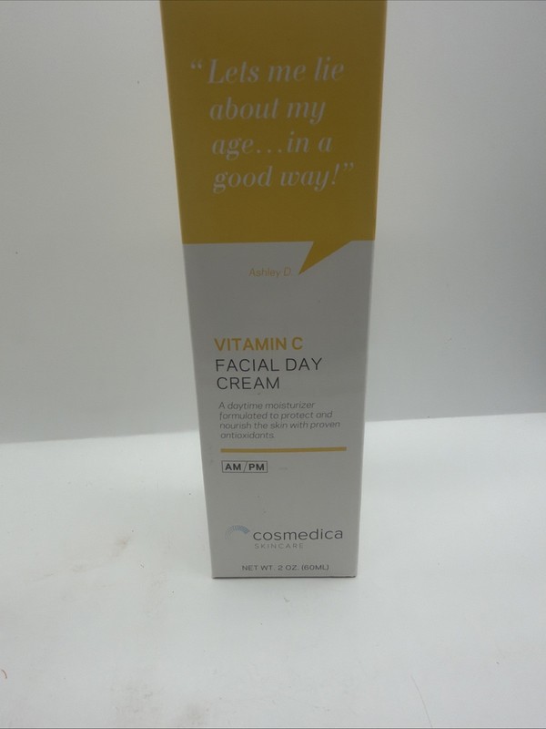(2) Cosmedica Skincare Vitamin C Facial Day Creme Moisturizer 2oz COMBINESHIP gallery