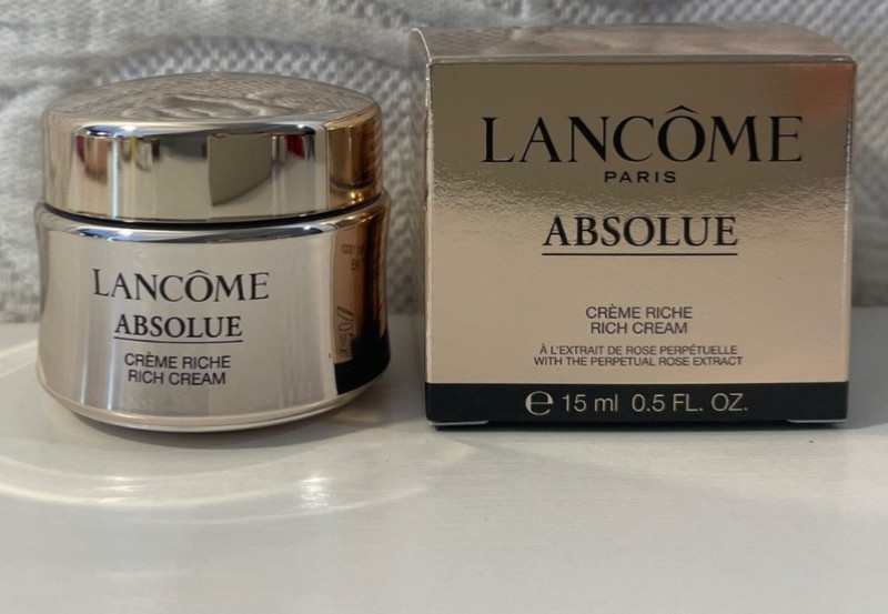 Lancome Absolue Rich Cream w/ Grand Rose Extracts 0.5 Fl oz / 15 ml EXP 6/2028