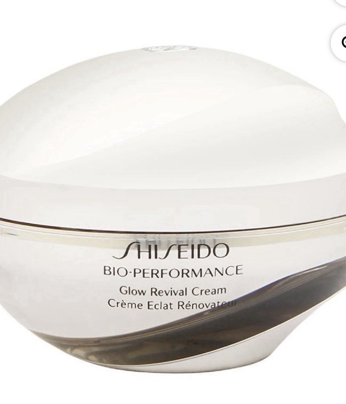 SHISEIDO BIO-PERFORMANCE GLOW REVIVAL CREAM MULTI-CAPISOLVE 2.6 OZ + FAC COTTON gallery