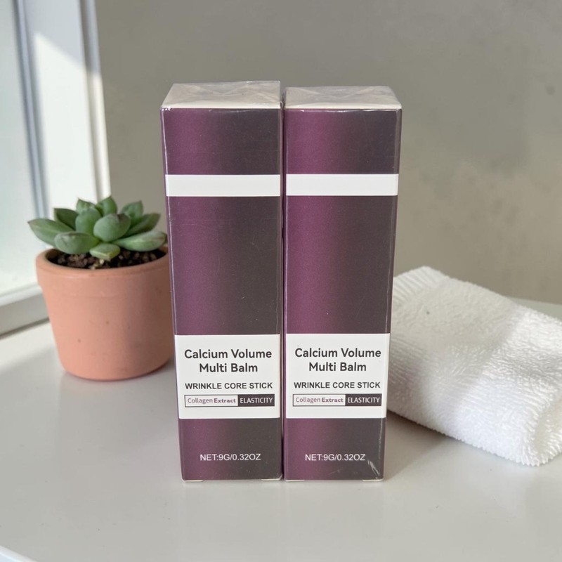 Set of 2 Calcium Volume- Wrinkle Core Stick Korean Eye Bag Eraser Balm Sealed