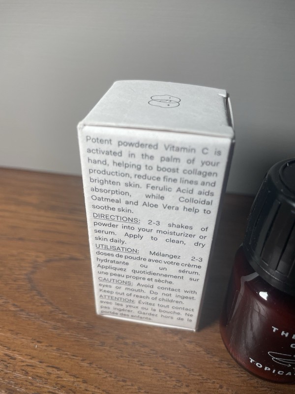 THE NUE CO Topical-C Vitamin C Supplement .49oz Full Size - NEW in Box gallery