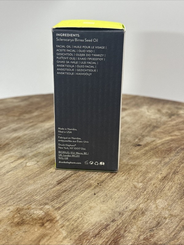 Drunk Elephant Virgin Marula Luxury Facial Oil - Nourish Balance 30ml / 1 Oz NIB gallery