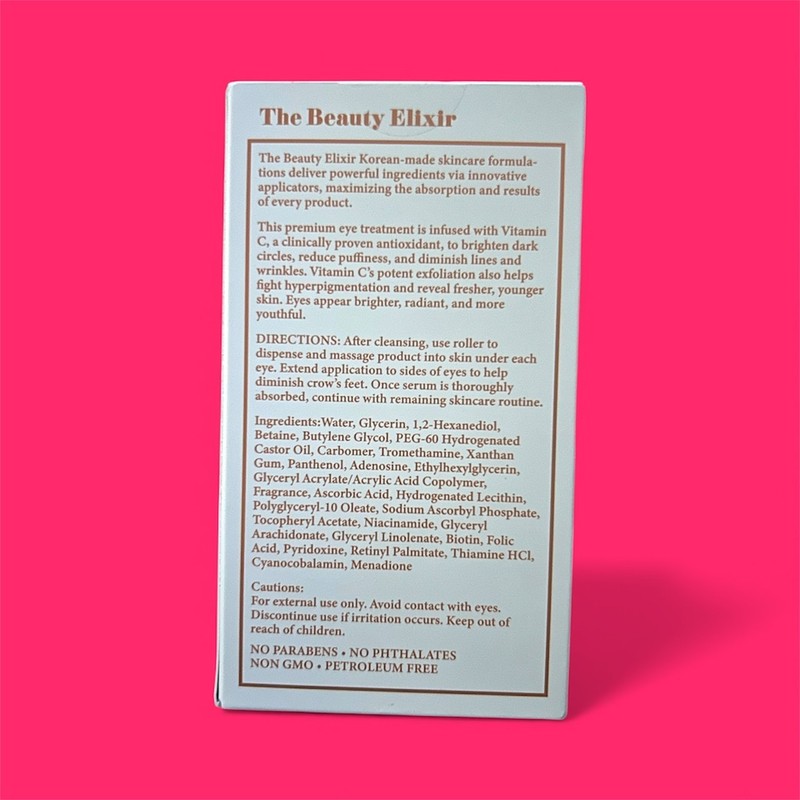 The Beauty Elixir - Under Eye Roller Serum VITAMIN C BRIGHTENING - 1.69 fl oz gallery