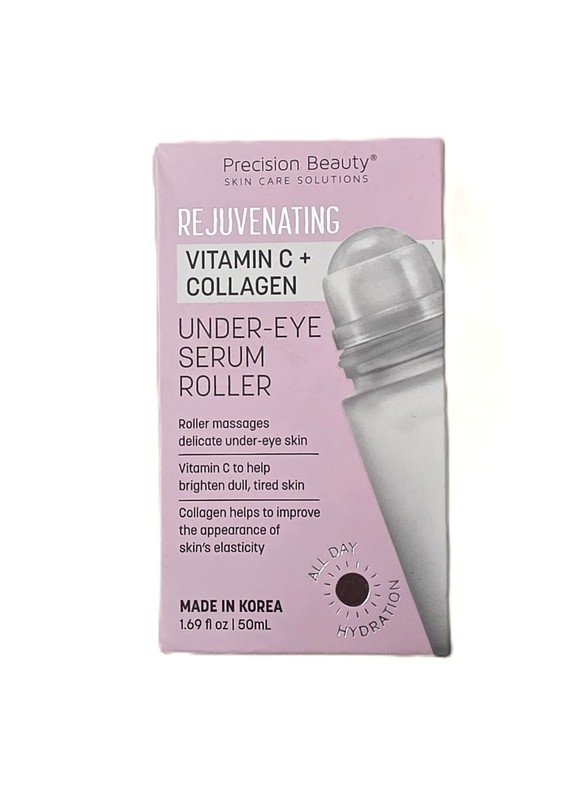 Precision Beauty Under Eye Roller Serum Rejuvenating Vitamin C Collagen 1.69 oz