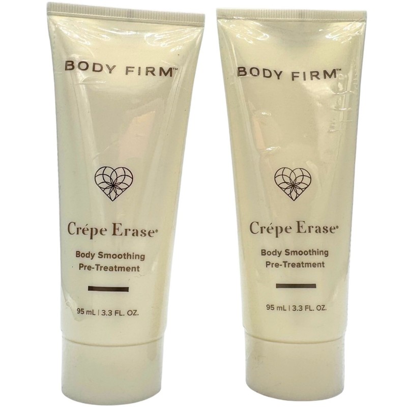 Lot of 2 Crepe Erase Body Smoothing Pre-Treatment Fragrance Free 3.3oz Sealed