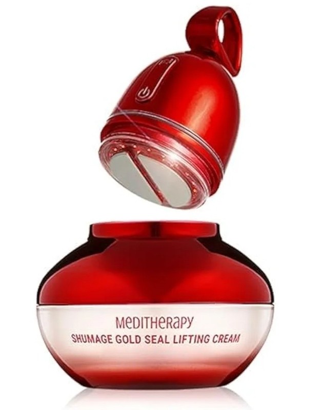 Medi Therapy Shumagi Gold Thread Lifting Cream + EMS Facial Device Set K-Beauty
