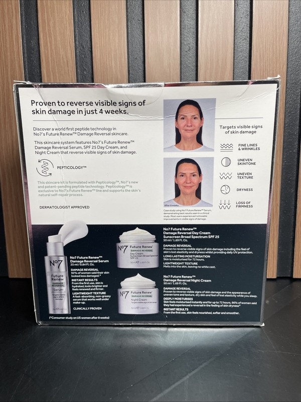 No7 Future Renew Damage Reversal System Kit Wrinkles Firm Uneven Texture (4736) gallery