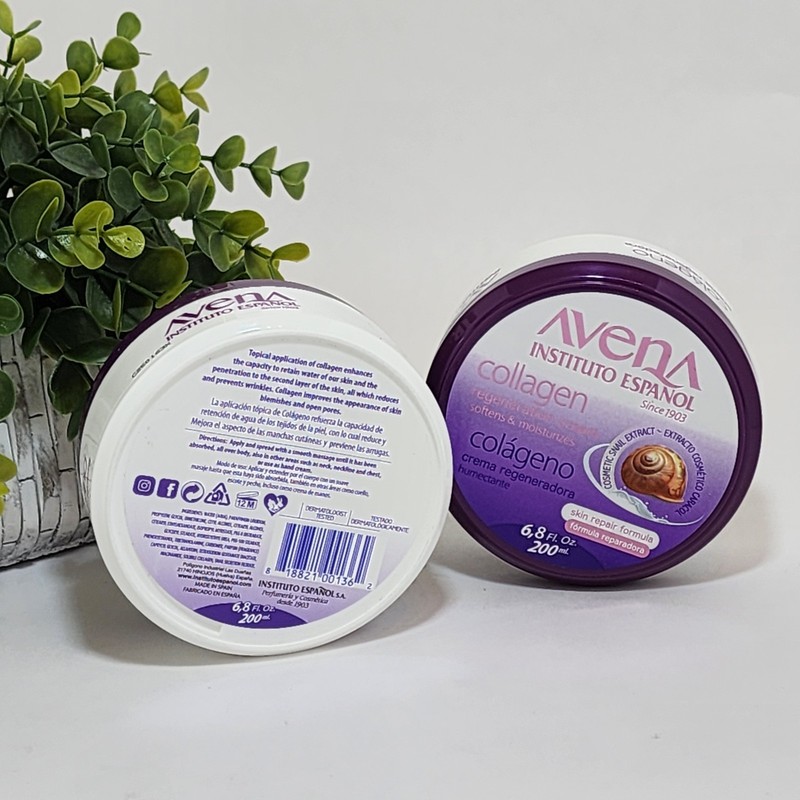 Avena Instituto Espanol Collagen Cream Snail Extract Softness Moisturizer 2-Pack gallery