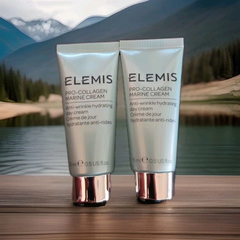 Lot Of 2 ELEMIS Pro-Collagen Marine Cream – 0.5 fl oz 15ml