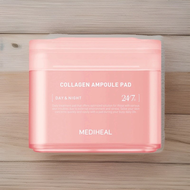 MEDIHEAL Collagen Ampoule Pad 100 Pads