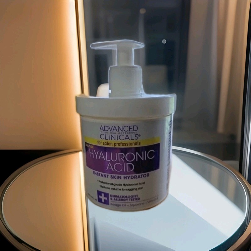 Advanced Clinicals Anti-aging Hyaluronic Acid Face Cream, 454g (AC091)
