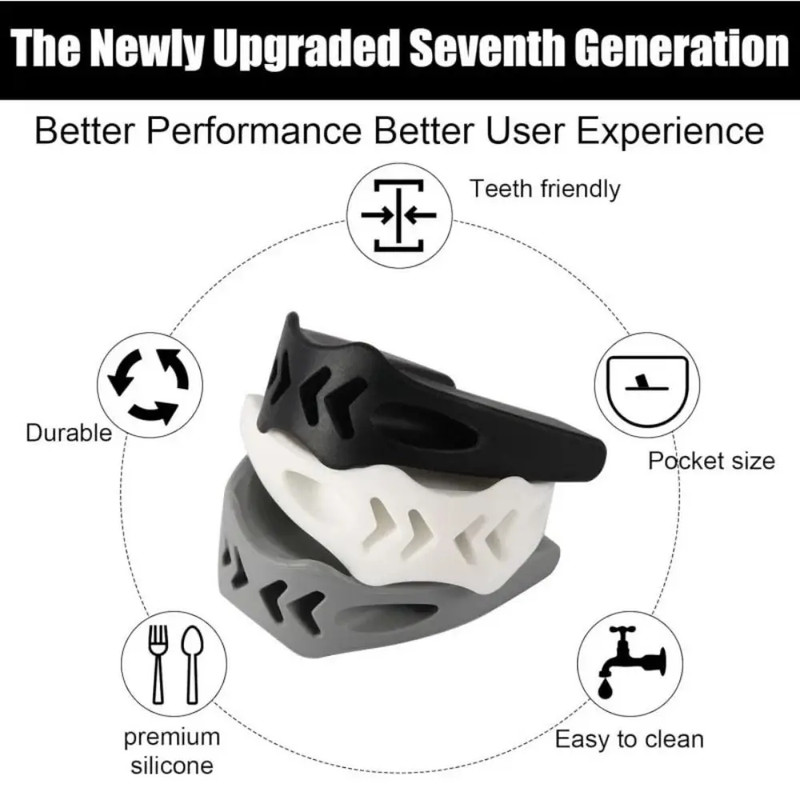 40/50/60Lbs Jaw Exerciser Portable Facial Chew Bite Muscle Redefine Jawline Trai gallery