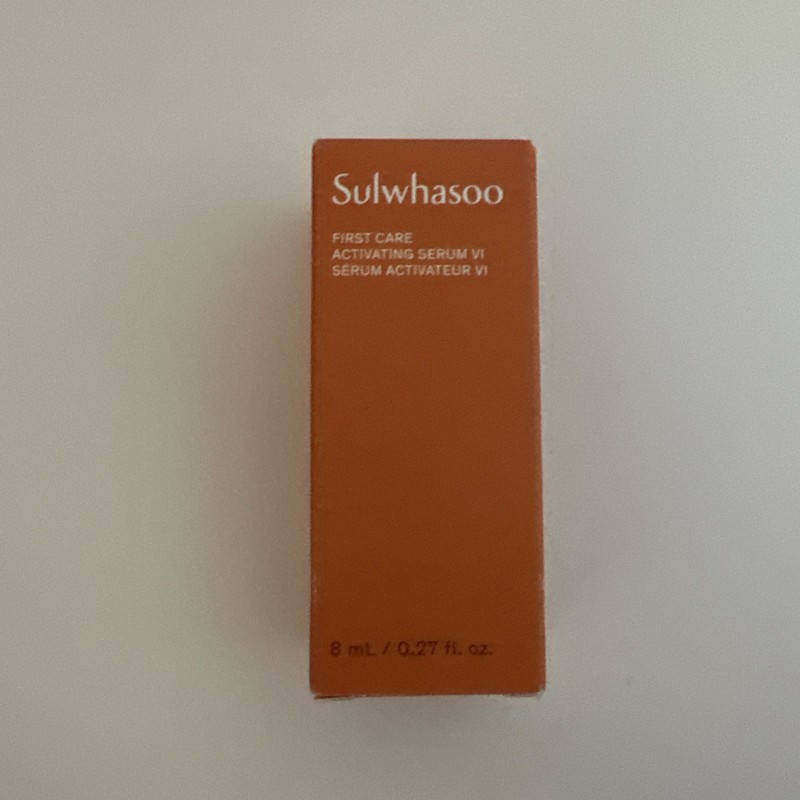 SULWHASOO FIRST CARE ACTIVATING SERUM VI 0.27 Oz / 8 ml NEW TRAVEL SIZE!!! gallery