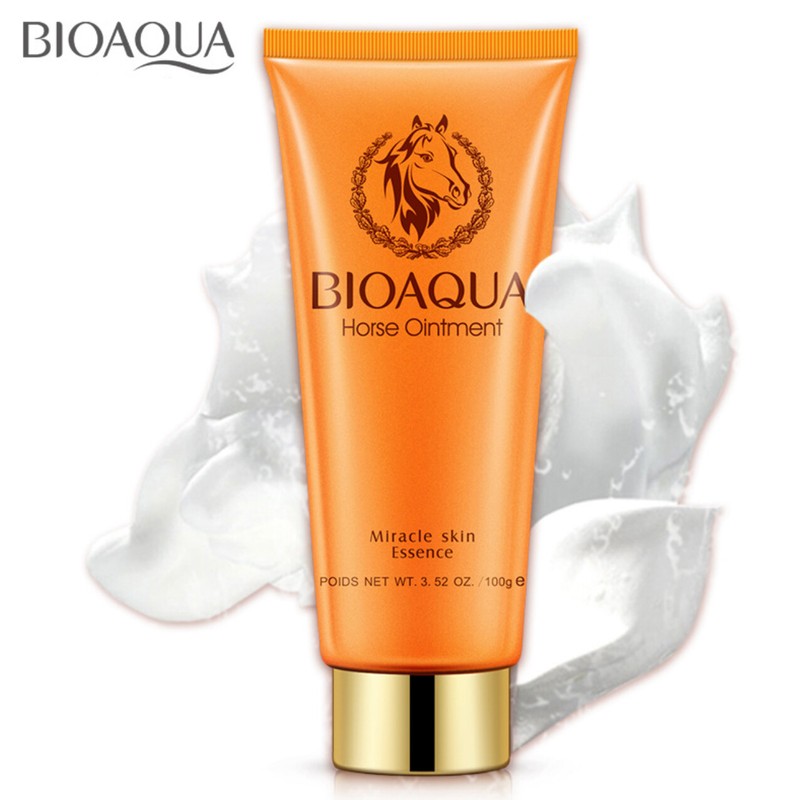 BIOAQUA Horse Oil Ointment Miracle Skin Care Essence Сleansing Foam Rejuvenation