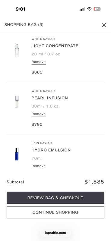 La Prairie White Caviar Pearl Infusion, Light Concentrate, Skin Caviar gallery