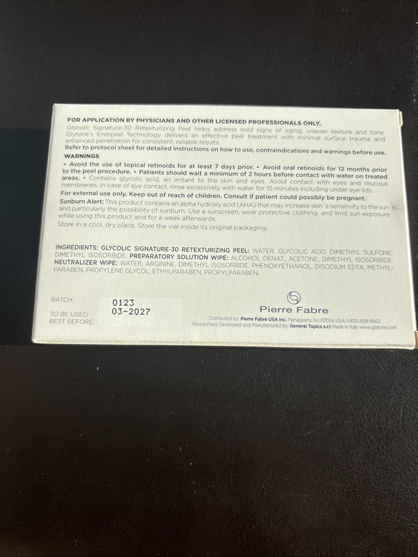 Glytone Glycolic 30 Peel One Treatment Exp 03/27 gallery