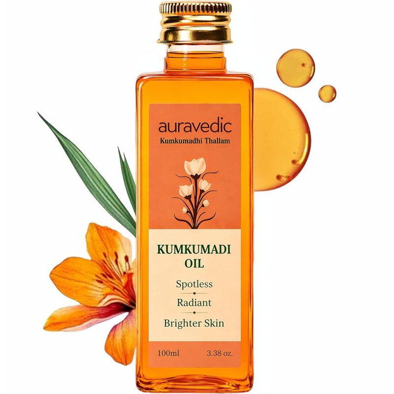 Revitalize Dull Skin with Ayurvedic Kumkumadi Oil - Hydrate & Brighten 3.38 Oz gallery