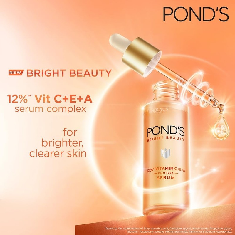 Pond's Bright Beauty 12% Vit C+E+A Complex Serum - 14 ml Free Shipping gallery