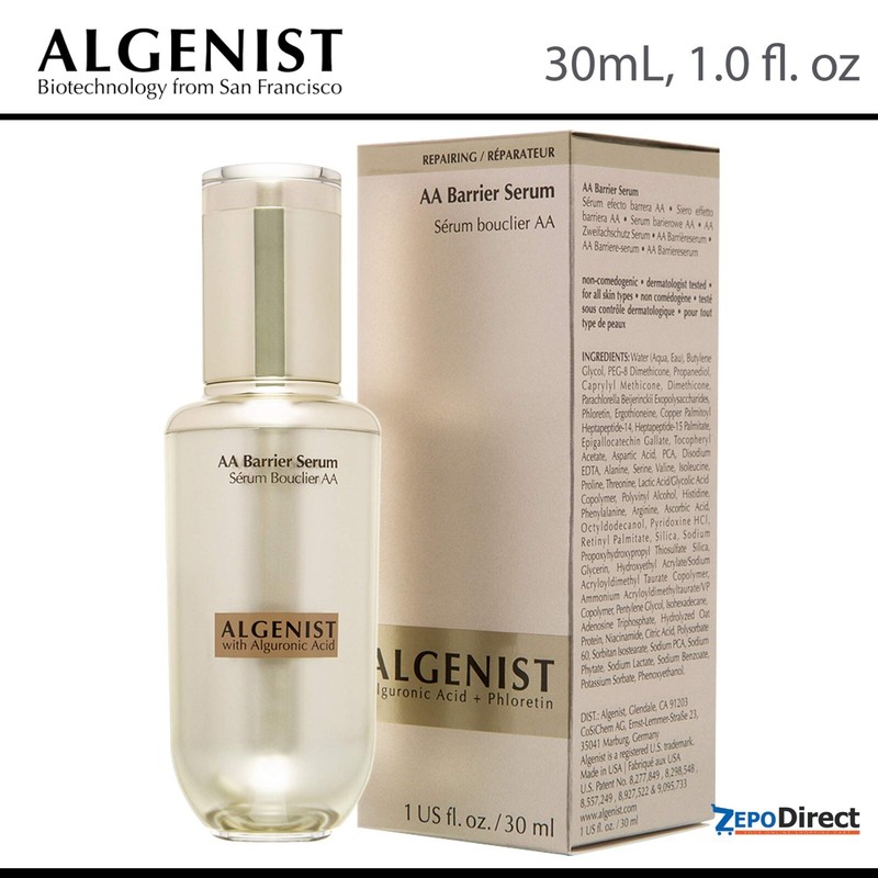 Algenist AA Barrier Alguronic Acid + Phloretin Reparing Serum 30 mL, 1.0 oz