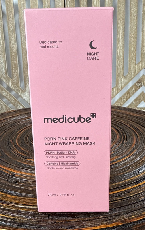 Medicube PDRN Pink Caffeine Night Wrapping Mask 75ml Nighttime Skin Care