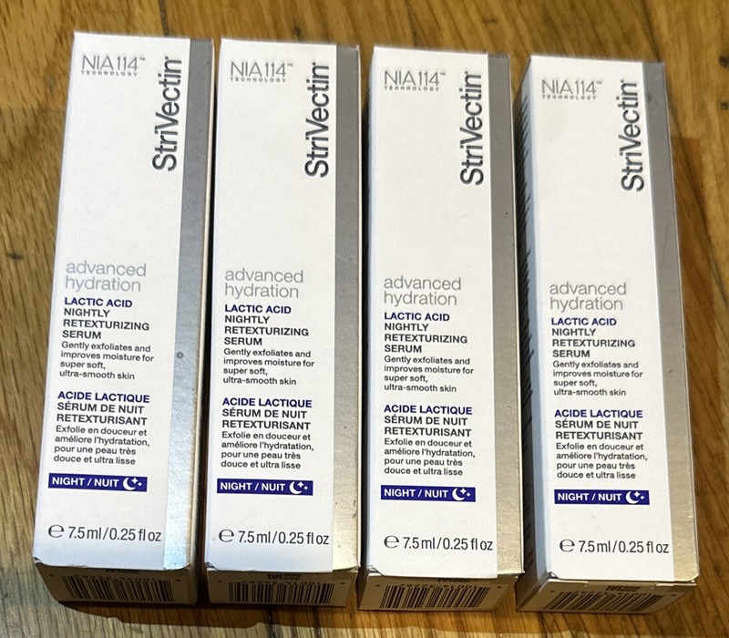 StriVectin NIA114 Advanced Hydration Retexturizing Serum 7.5ml .25oz * 4-pcs