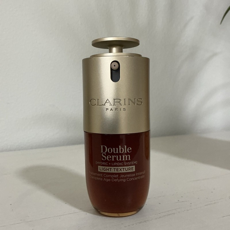 Clarins Double Serum Light Texture Anti Aging Hydric Lipidic Concentrate 1floz