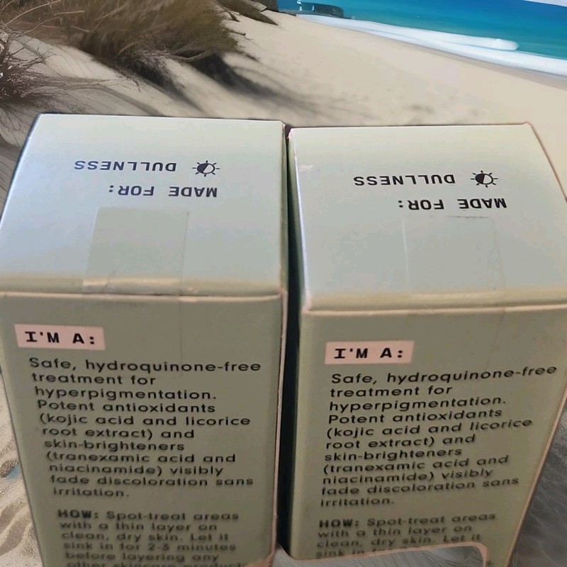 2-Versed-Out of Sight-DARK SPOT GEL-0.5 OZ. EACH-Kojic Tranexamic Acid-NEW/BOXED gallery