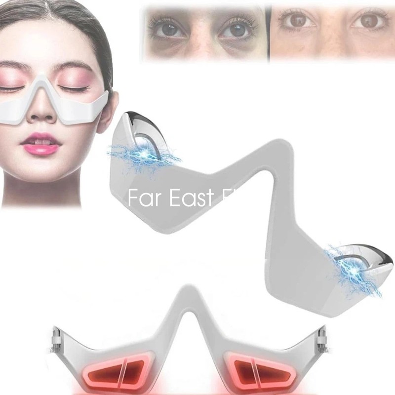 Red Light Therapy Glasses for Dark Circles, Puffiness & Wrinkles - Eye Massager gallery