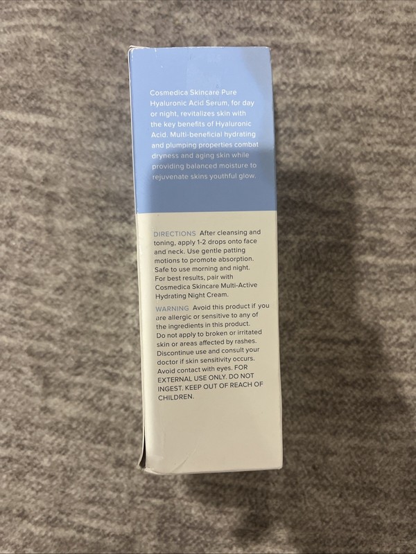 Pure HYALURONIC ACID SERUM 4 Fl. Oz / 120 mL AM/PM By Cosmedica gallery