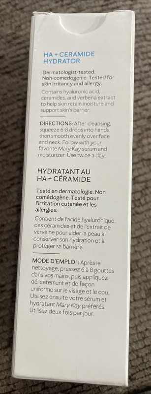Mary Kay Clinical Solutions Ha + Ceramide Hydrator 0.5 fl oz/15mL NEW (hh1) gallery