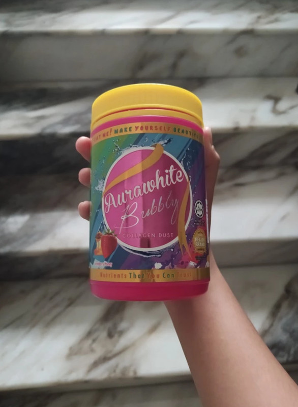 AuraWhite Bubbly Collagen Dust 500G Free Gift gallery