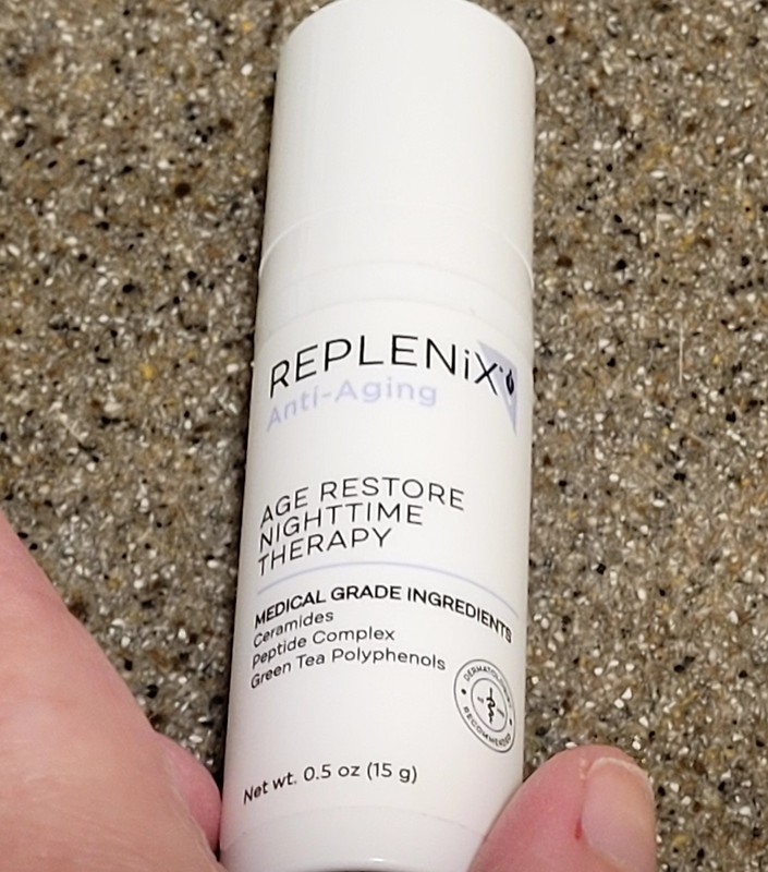 Replenix Age Restore Nighttime Therapy Anti Aging Moisturizer 0.5oz/15g Travel