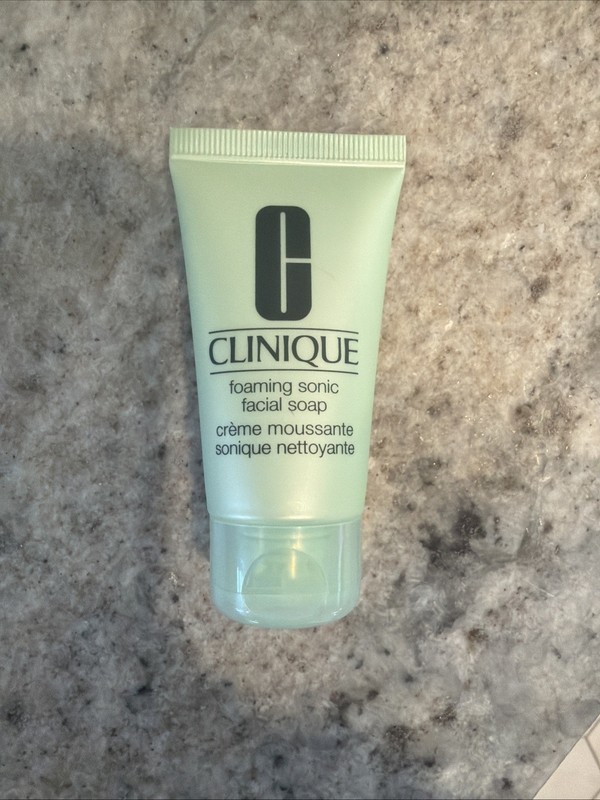 Clinique Product Bundle: Full-Size And Travel Size Lotion, Facial Soap, NEW￼ gallery