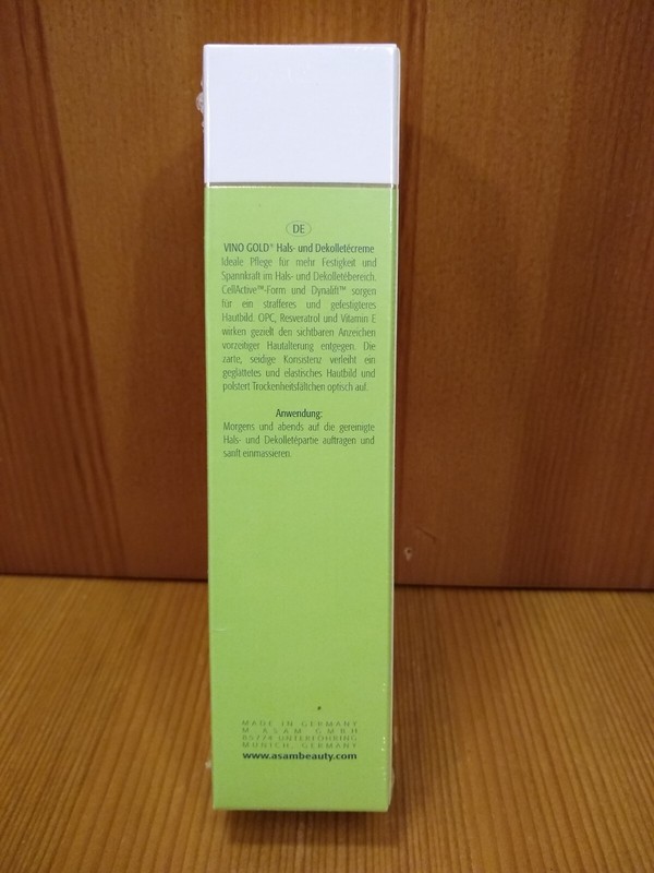 NEW M. Asam Vino Gold Intensive Lift Neck and Décolleté Cream 3.38 fl. Oz Sealed gallery