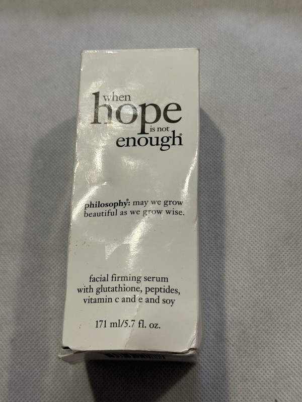 philosophy When Hope is Not Enough Facial Firming Serum 5.7 fl. oz. NIB