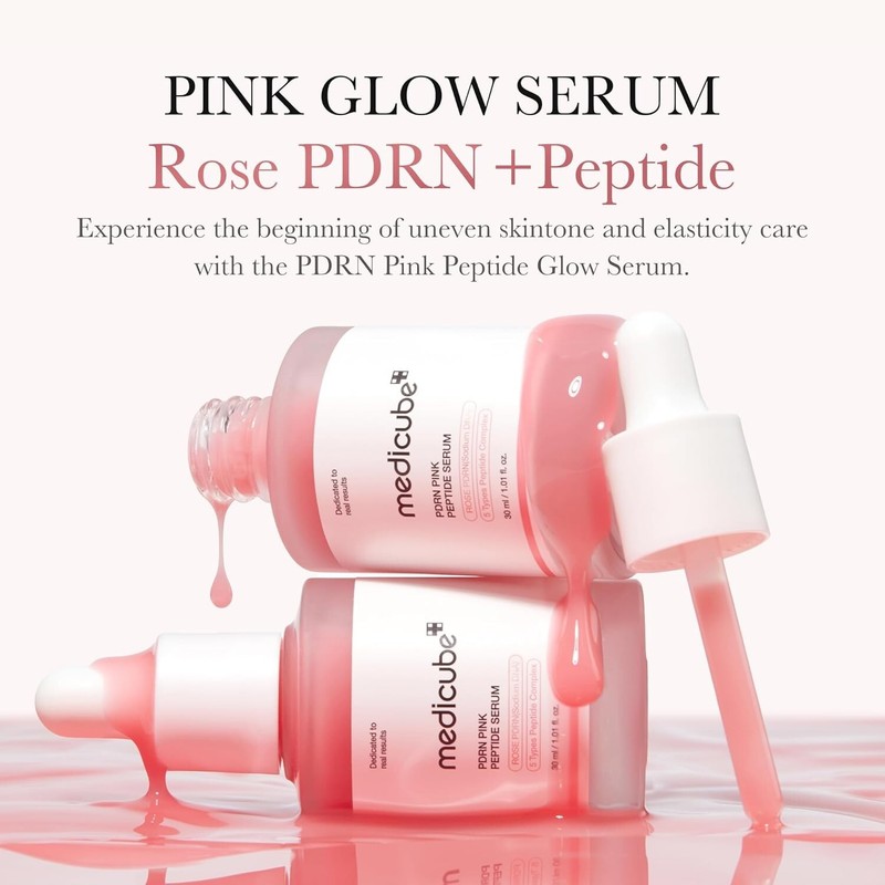medicube PDRN Pink Peptide Serum 1.01oz | Glow, Firming, Hydrating, Korean Skin gallery