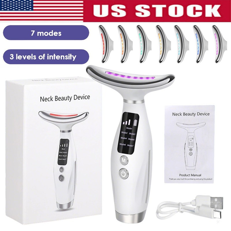 7 in One Red Light Therapy Anti Aging Face Massager Electric Face Lift Device