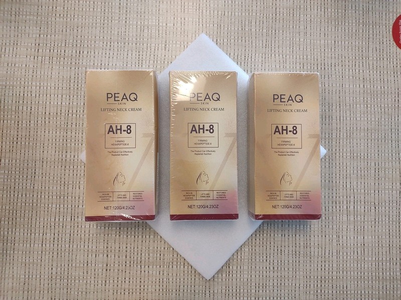 PEAQ SKIN AH-8 Firming Lifting Neck Cream 3x Bundle New Sealed