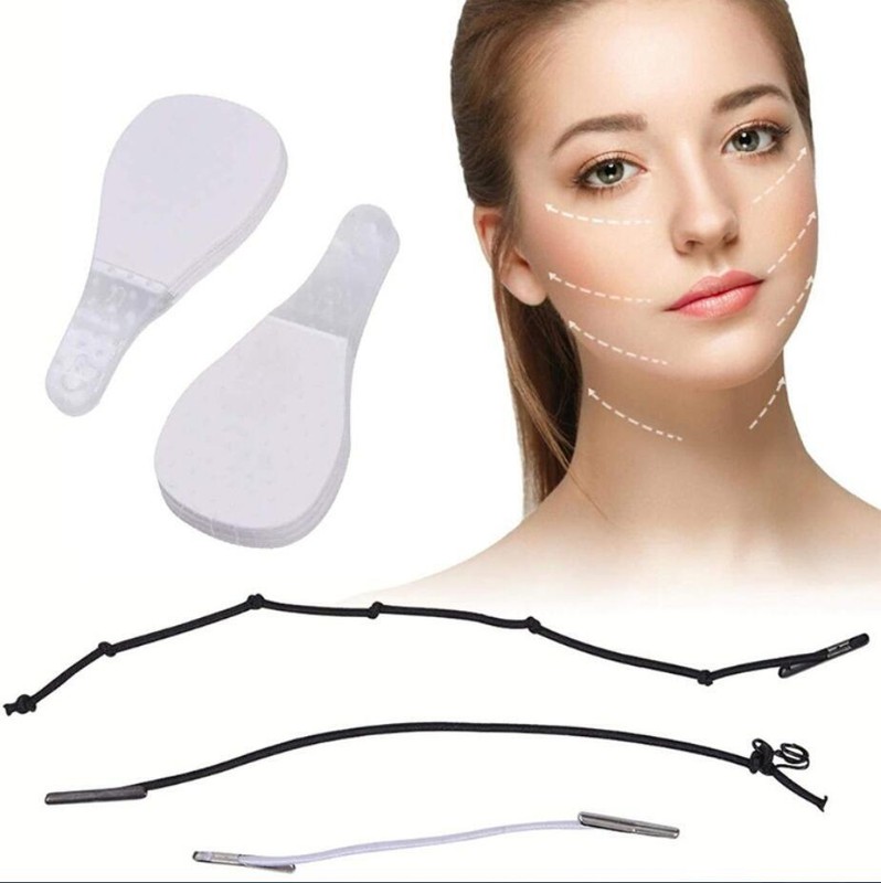 V Tapes Shape Tape Anti Wrinkle Instant Face Neck Eye Lift Face lift 80PCS USA gallery