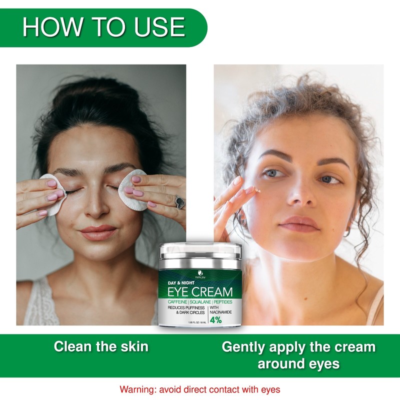 Eye Cream for Dark Circles & Puffiness, Day Night Bags Under Eyes Dark 16/12/25 gallery