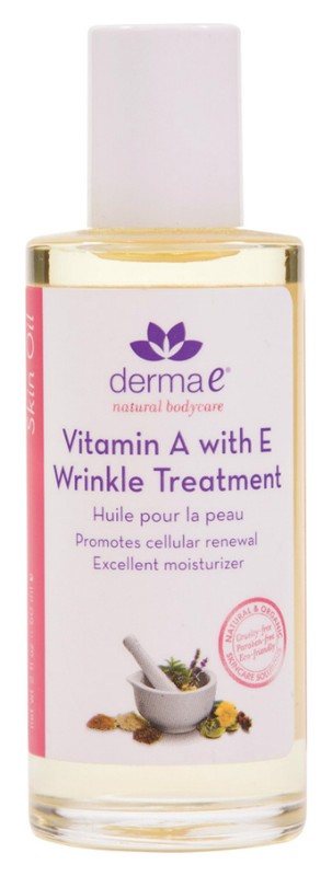 Derma E Anti-Wrinkle Treatment Oil 60ml 2oz Rosehip &Grape Seed Oils Vit A & E