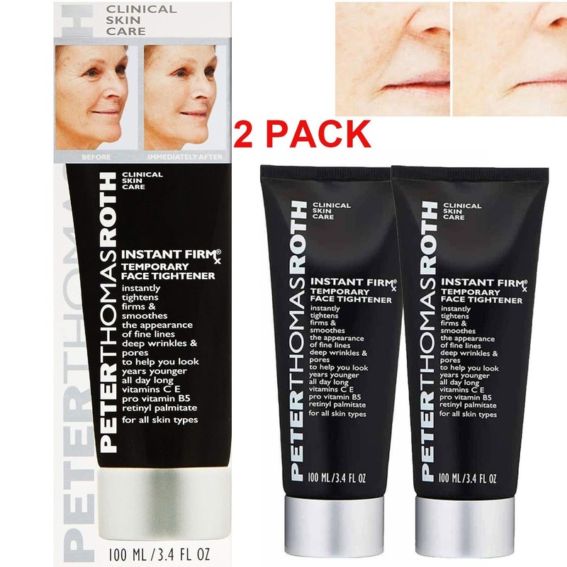 2 PACK Peter Thomas Roth Instant Firmx Temporary Face Tightener 3.4 oz 100 ml