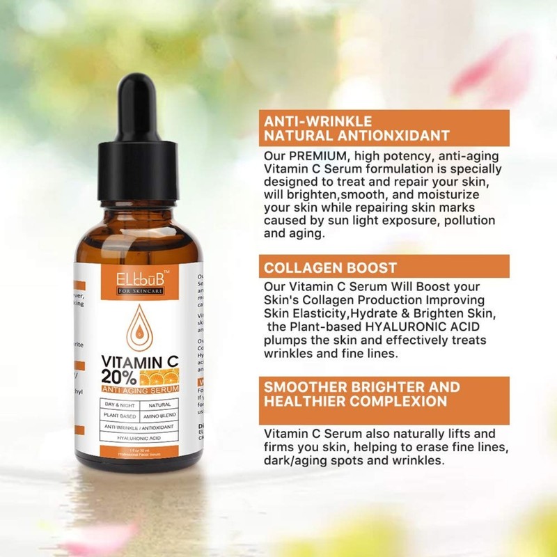 Suero De Vitamina C Para La Cara Cuidado De La Piel #1 Acido Hialuronico Retinol gallery