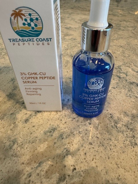 GHK-CU 3% COPPER ANTI-AGING PEPTIDE SERUM | Repairing, Collagen Rebuilding gallery