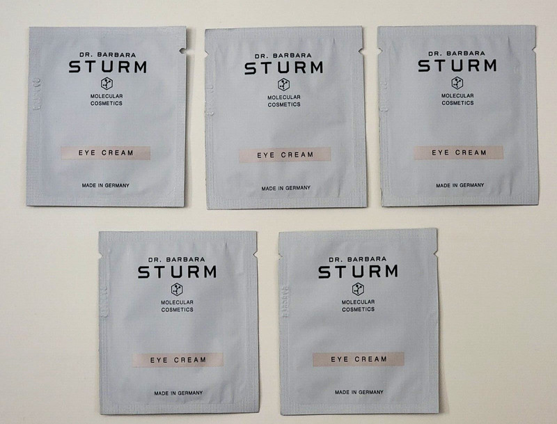 Dr. Barbara STURM Molecular Cosmetics EYE CREAM 0.06 fl oz x 5 Sample Packets