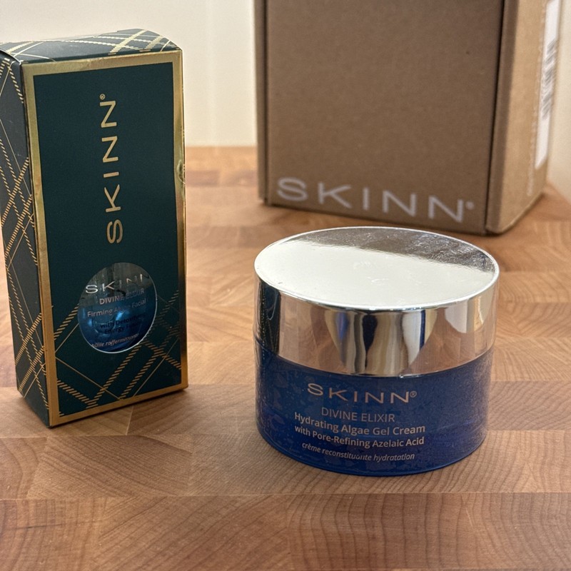 Skinn Divine Elixir Hydrating Algae Gel Cream - 1.7 fl oz Plus Algae Oi 0.5 Oz gallery