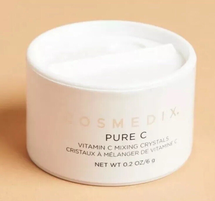 Cosmedix Pure C Mixing Crystals 0.2 oz 6g Full Size ~ Brand New & Sealed!! 🧡